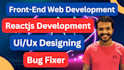 do front end development,react js development,web development