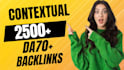 built seo dofollow backlinks