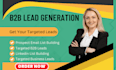 do perfect b2b lead generation and bulk email list building