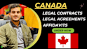 draft legal contracts, affidavits, and agreements for canada