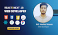 do professional and modern react landing page design as a react developer