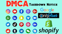 remove leaked personal data from facebook and social media using dmca takeddown
