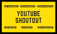 do youtube shoutout to my 6m subscribers