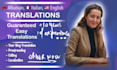translate your blog to english, albanian, italian