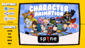rigg and animate your 2d game character in spine pro