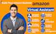be your expert amazon virtual assistant wholesale, pl fba listing set up PPC VA