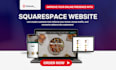 design wix and redesign wordpress website, shopify, squarespace landing page