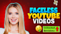 create viral faceless youtube videos