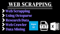 do web scraping of any website using octoparse