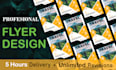 deliver event flyer, party flyer, persuasive flyer, matrimony flyer design