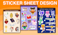 create custom sticker sheets for any occasion I