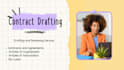 draft and review contracts and agreements