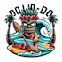 do aloha tiki surfing mascot logo design company