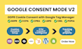 setup ga4, conversion tracking with cookie consent mode v2 using tag manager