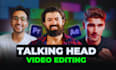 edit a high quality youtube talking head video