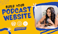 design stunning wordpress podcasts website