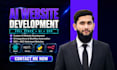 develop an ai website as a full stack developer with SEO, ai integrations