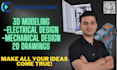 design 2d and 3d cad models for mechanical, electrical and industrial projects