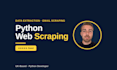 provide python web scraping to extract clean website data or emails