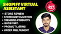 shopify virtual assistant theme customization