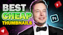 create 2 cheap youtube thumbnails with high quality