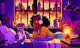 create cozy lofi loop animation and music video for youtube