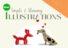 do simple, stunning illustrations