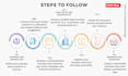 design attractive process flow infographics flowchart organisation workflow