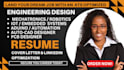 write a standard resume for pcb designer, embedded system, hardware designer