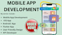 build mobile app  for andriod ios using flutter app flutter developer