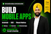 build mobile app development as react native and expo