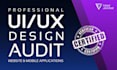 do UI UX audit and usability testing