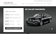 create a responsive car rental website