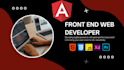 be your angular website front end web developer