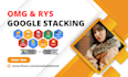 build powerful google stacking backlinks omg and rys style