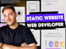 design and develop a static website with html, css and js
