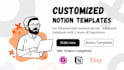 build a customized and an advanced aesthetic notion template