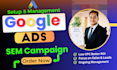 be google ads campaign SEM specialist with tracking
