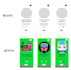 design wireframes,on boarding and splash screens for your aap mockup