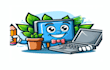 do create cartoon, character and mascot business logo design