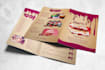 design a modern restaurant menu, food flyer and cafe menu