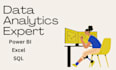 do data analytics with excel, sql and power bi