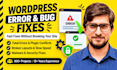 fix any wordpress errors, security issues, and bugs