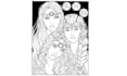 hand draw coloring pages for a coloring book