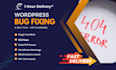 fix wordpress website issues errors, bugs, HTML, CSS issues