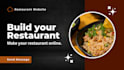 create restaurant website booking and food delivery service