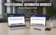 design a professional automated excel invoice and digital billing system