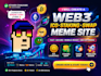 create a web3 ico, staking, swapping defi meme website