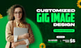 design catchy attractive gig image, gig thumbnail in 24 hours