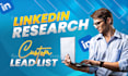 research b2b contacts with contact email